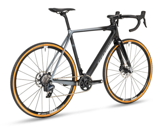Stevens Super Prestige Force AXS – Vélo cyclocross carbone Black Pearl Silver