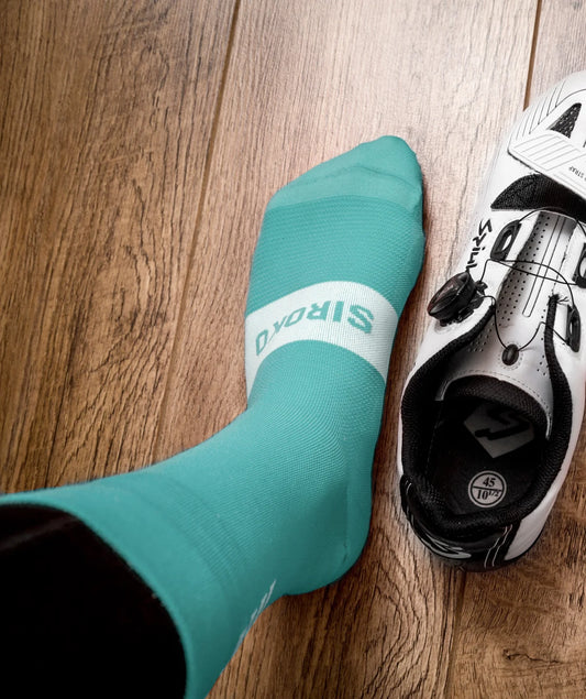 Chaussettes Siroko S1 Cyan Trollstigen