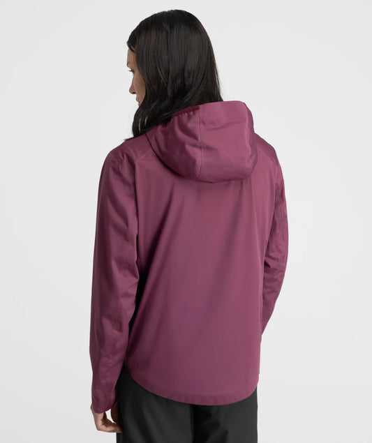 Veste randonnée imperméable ultralégère femme Velora Purple