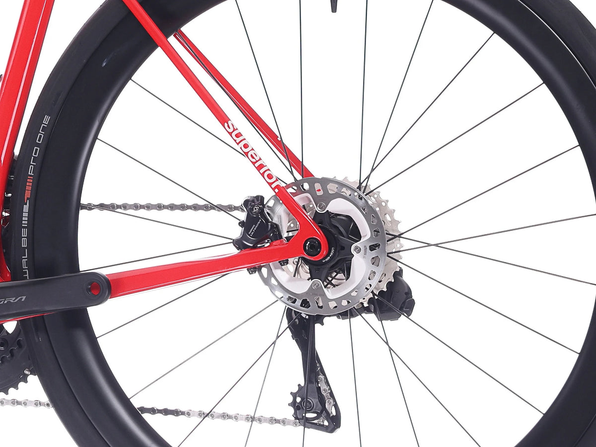 VÉLO DE ROUTE SUPERIOR RR 9.8 CARBON Gloss Red / White 2025