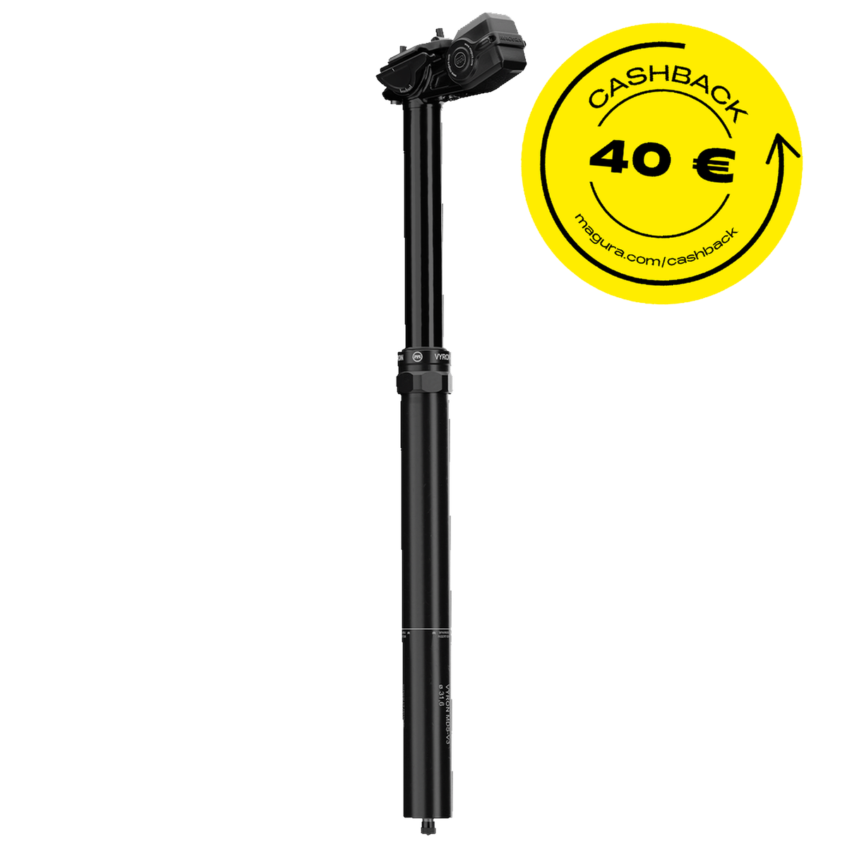 Tige de selle MAGURA  VYRON MDS-V-3, Ø 30.9 mm