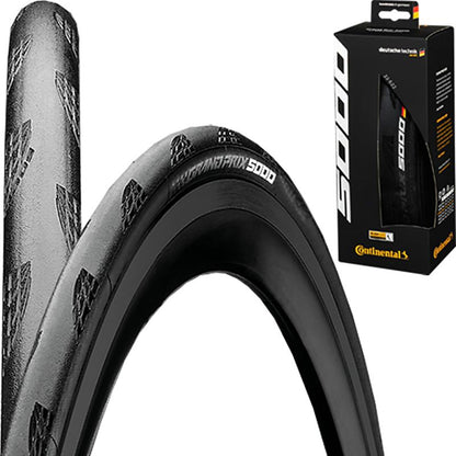 PACK 5 PNEUS CONTINENTAL GRAND PRIX 5000 700x32C SOUPLE NOIR 32-622