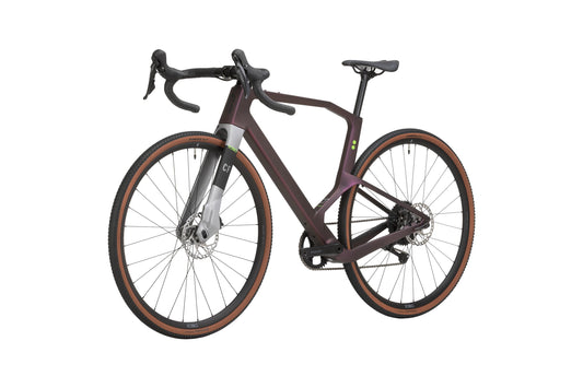 Rondo Ruut CF2 Aubergine / Silver — Vélo Gravel Carbone