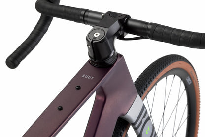 Rondo Ruut CF2 Aubergine / Silver — Vélo Gravel Carbone