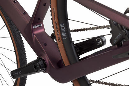 Rondo Ruut CF2 Aubergine / Silver — Vélo Gravel Carbone