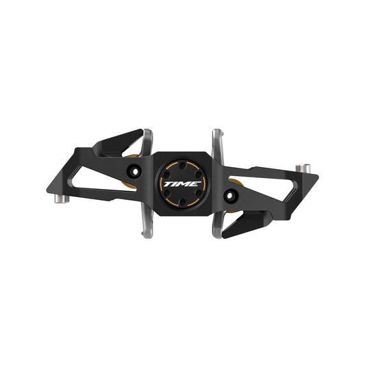 PÉDALES TIME SPECIALE 12 SMALL AXE TITANE NOIR/OR  + CALES ATAC 13°/17° B1 2024