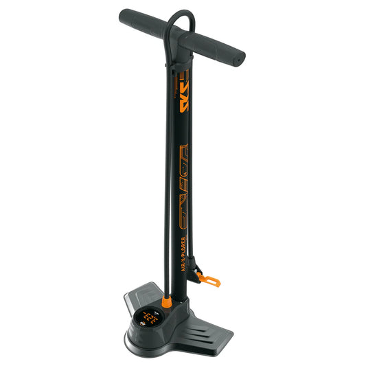POMPE À PIED SKS AIR-X-PLORER DIGI 10.0 AVEC MANOMÈTRE ORANGE/NOIRE