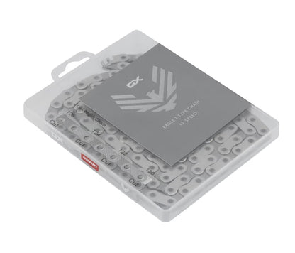 SRAM Chaîne 12V GX T-Type EAGLE 126 Maillons Argent avec PowerLock