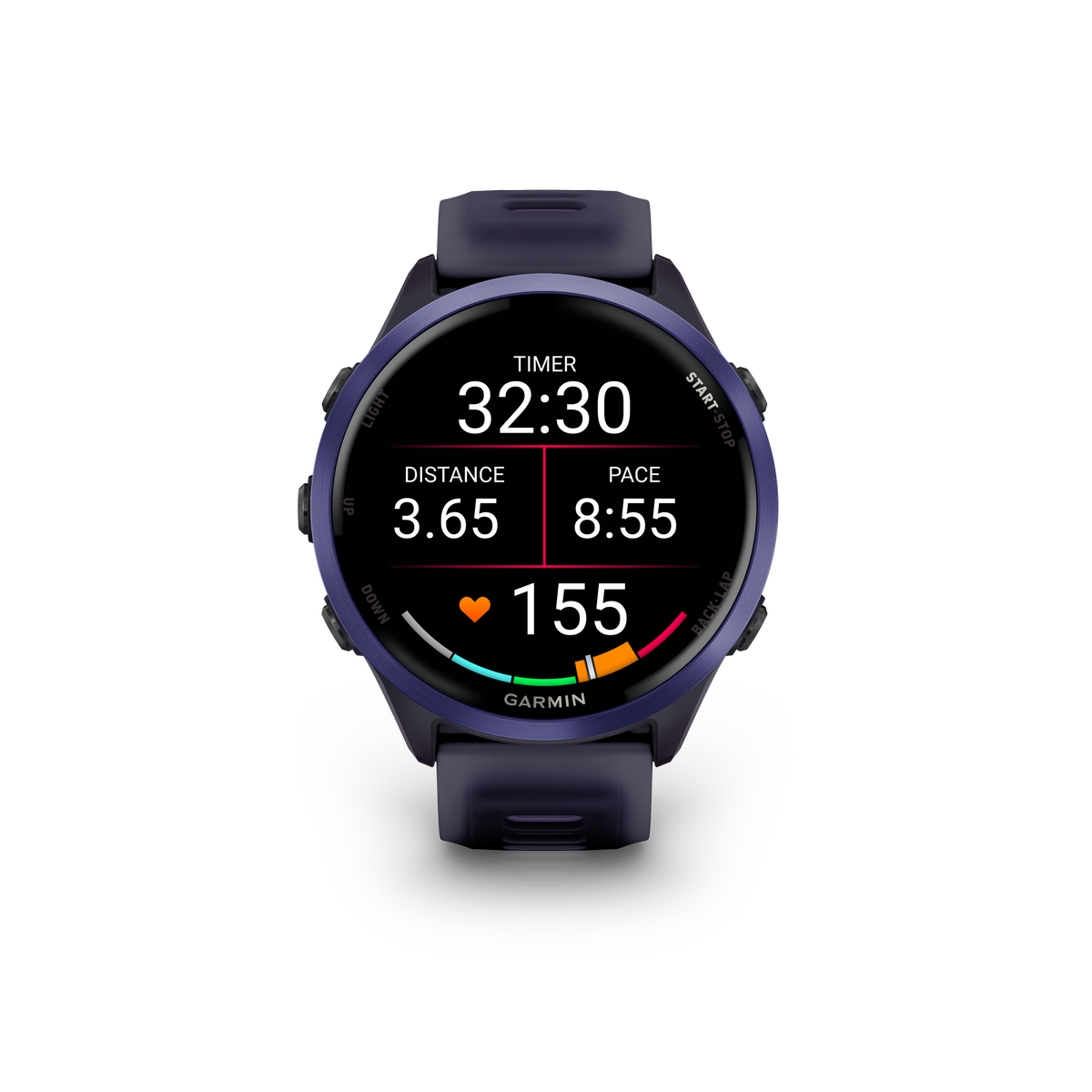 NEW Forerunner 570 - 47mm Aluminium indigo avec bracelet violet translucide/Indigo