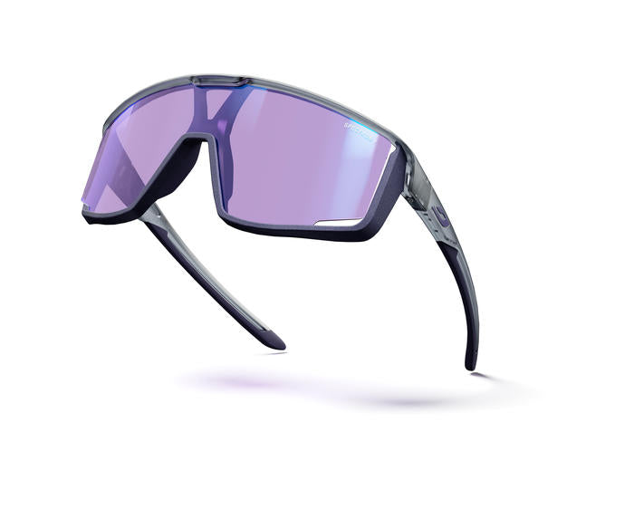 Lunettes vélo Julbo Fury Gris translucide Violet Spectron 1