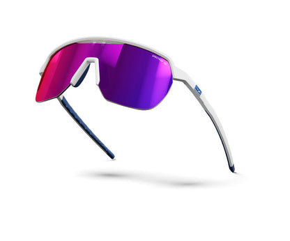 Lunettes vélo Julbo Frequency Groupama-FDJ Blanc / Bleu – Spectron HD 3