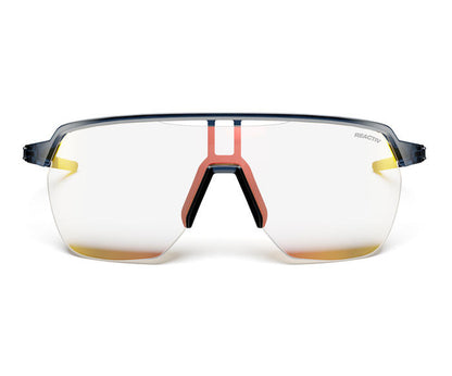 Lunettes photochromiques Julbo Frequency Bleu Translucide / Noir - REACTIV 0-3 High Contrast 2025