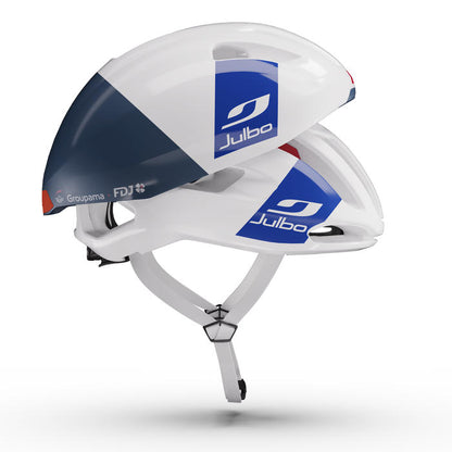 Casque vélo route Julbo Finisher EVO Blanc Groupama FDJ Mips 2025