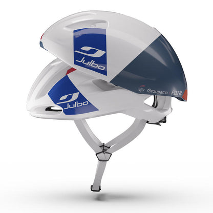 Casque vélo route Julbo Finisher EVO Blanc Groupama FDJ Mips 2025
