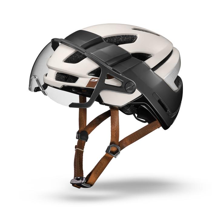 Casque vélo urbain  Julbo Itineraire Evo Beige / Noir - REACTIV 0-3