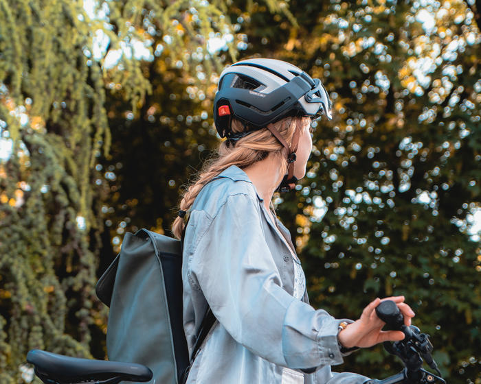 Casque vélo urbain  Julbo Itineraire Evo Beige / Noir - REACTIV 0-3