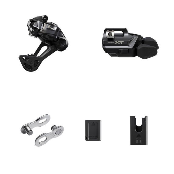 SHIMANO KIT DEORE XT  dérailleur arrière  Di2 SGS I-SPEC EV