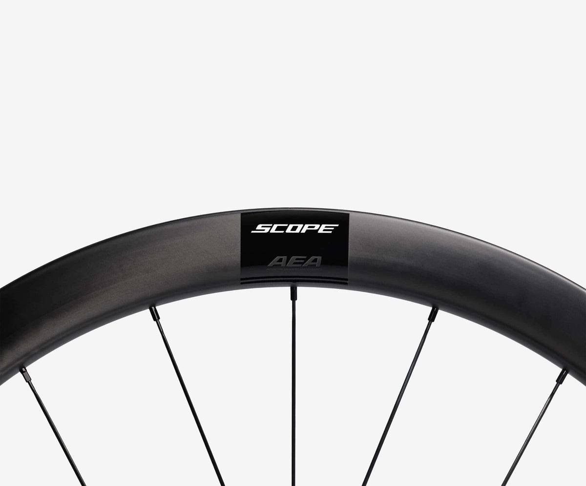 Paire de Roues SCOPE NOIR   RACE 45  DISC à Pneus (Center Lock)