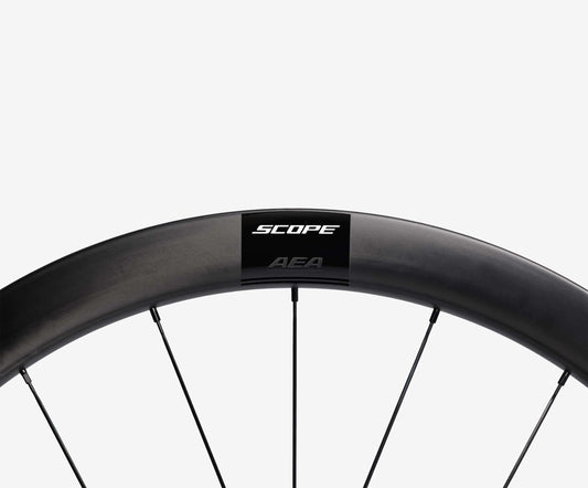 Paire de Roues SCOPE NOIR   RACE 45  DISC à Pneus (Center Lock)