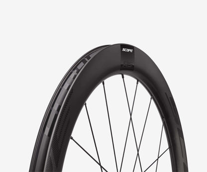 Paire de Roues SCOPE NOIR  RACE 57  DISC à Pneus (Center Lock)
