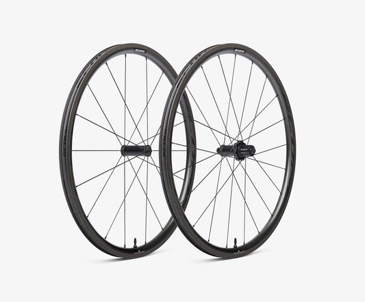 Paire de Roues SCOPE NOIR RACE  30  DISC à Pneus (Center Lock)