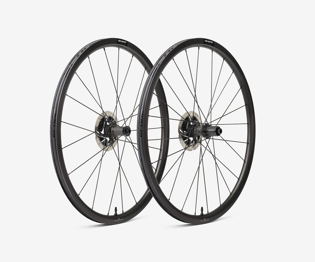 Paire de Roues SCOPE SPORT 30 DISC à Pneus (Center Lock)