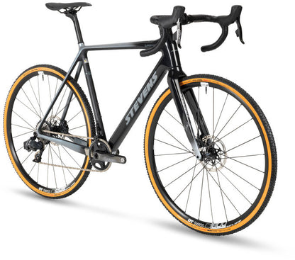 Stevens Super Prestige Force AXS – Vélo cyclocross carbone Black Pearl Silver