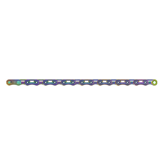 SRAM CHAINE 12V SRAM RED AXS E1 FLATTOP RAINBOW 126 MAILLONS