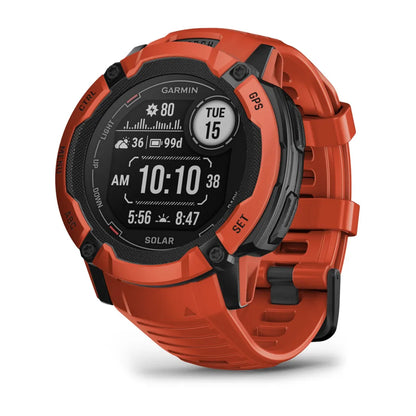 Garmin Instinct 2X Solar Rouge Rouge