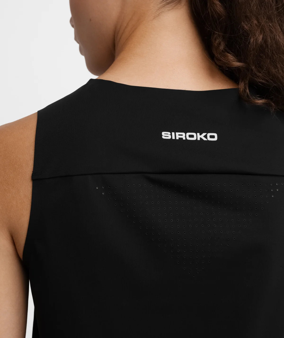 Débardeur trail running femme Volt Black