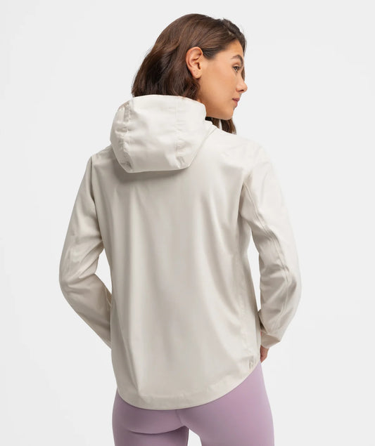 Veste randonnée imperméable ultralégère femme Velora Sand