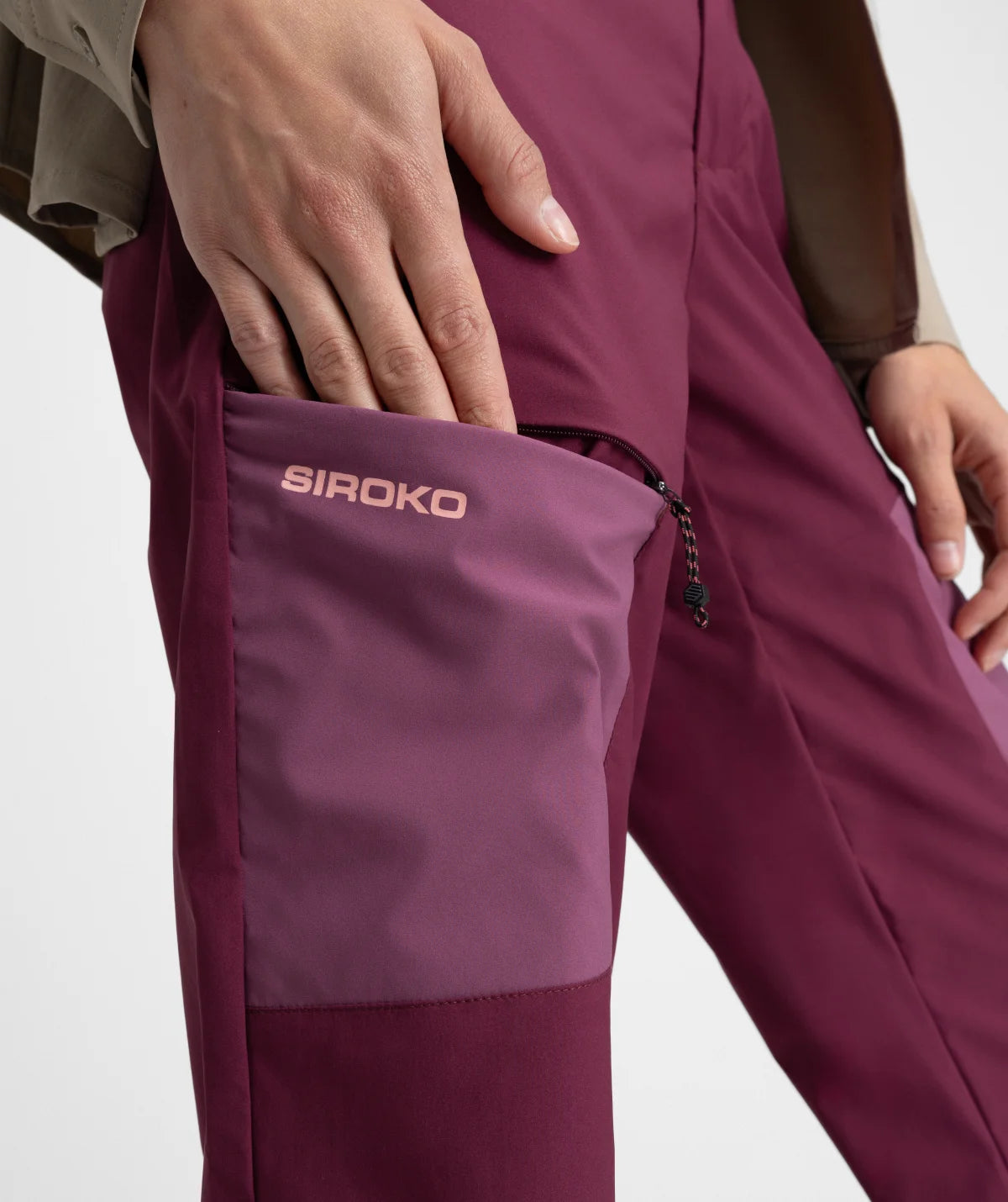 Pantalon randonnée léger femme Vortex Purple