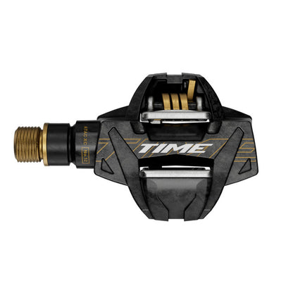 PÉDALES TIME XC 12 AXE TITANE CARBON/OR + CALES ATAC 13°/17° B1 2024 dispo le 16.09.24