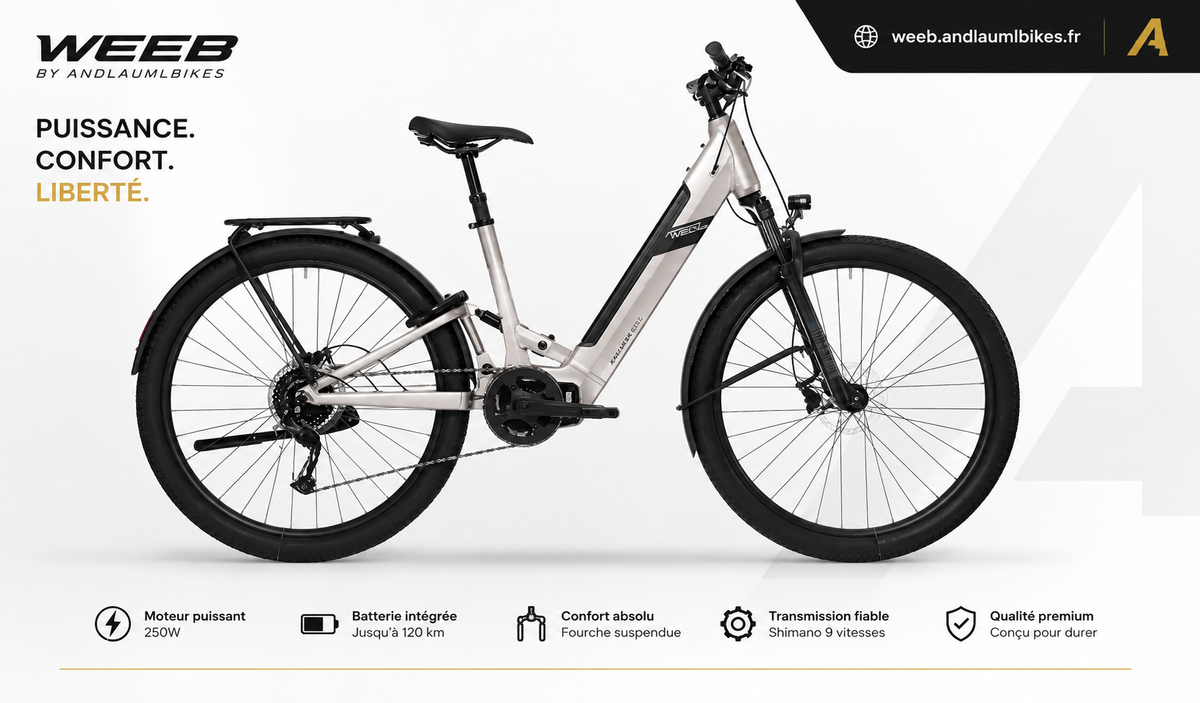 VTC Électrique Rock Machine Crossride e450 FS Touring 500Wh