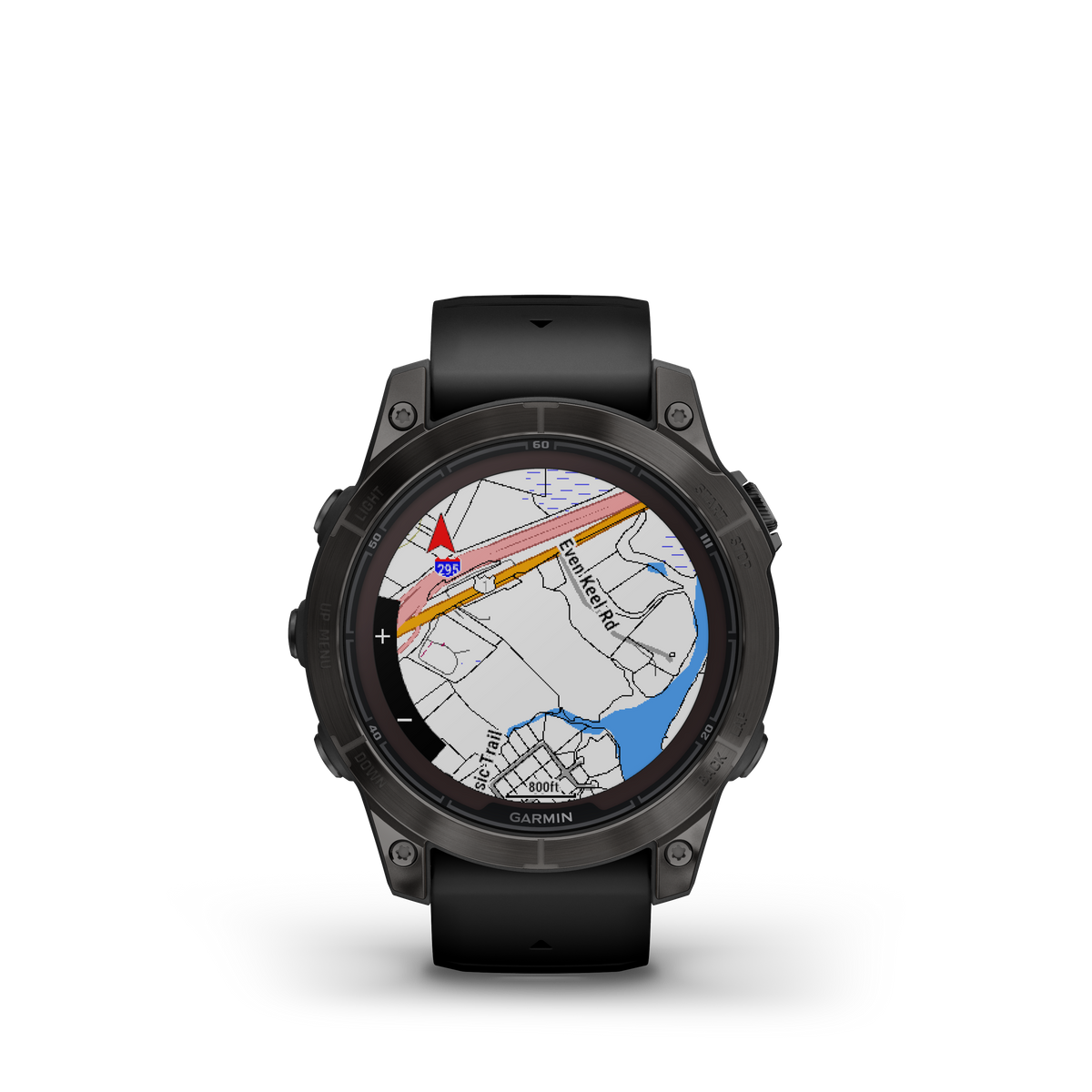 fēnix®  7 Pro Sapphire Solar Edition Titane avec revêtement en Carbon Gray DLC et bracelet noir