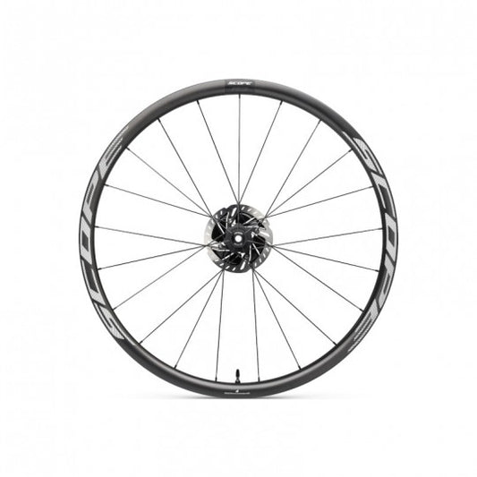 Paire de Roues SCOPE BLANC RACE  30  DISC à Pneus (Center Lock)