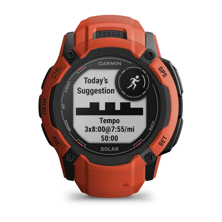 Garmin Instinct 2X Solar Rouge Rouge