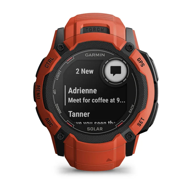Garmin Instinct 2X Solar Rouge Rouge