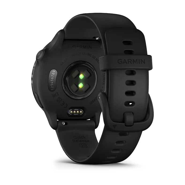 Montre Connectée Garmin Vívoactive 6 Metallic Gray avec bracelet noir