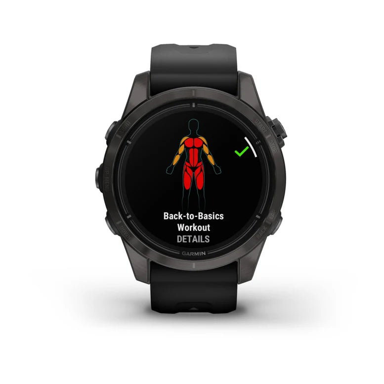 Montre  Garmin Epix Pro Gen 2 Sapphire Titane 47mm Noir Carbon Gris