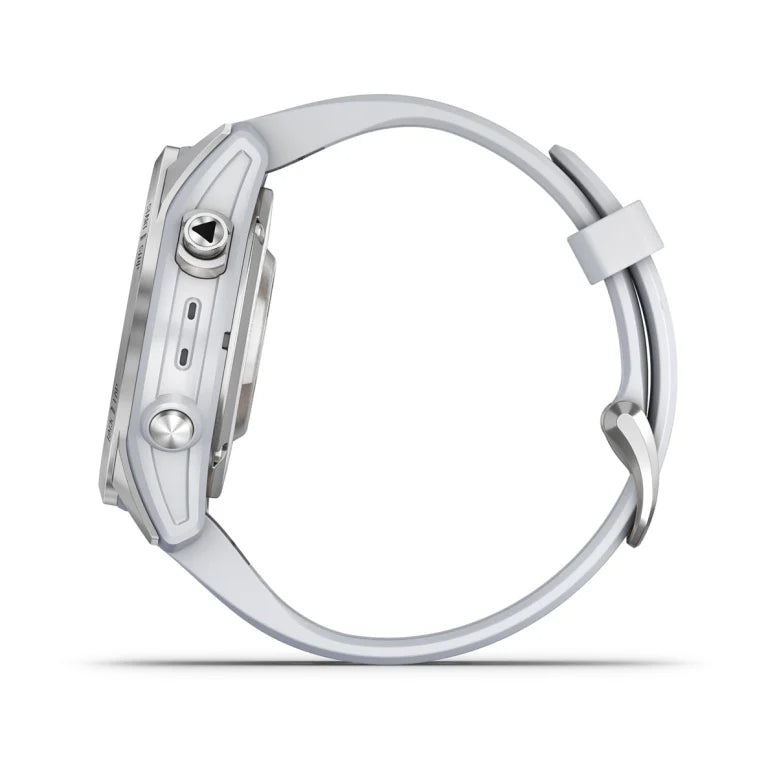 Montre  Garmin epix™ Pro (Gen 2) Standard Edition | 42 mm Silver avec bracelet blanc