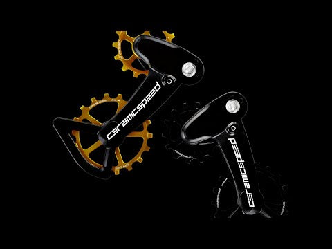 Chape dérailleur  CeramicSpeed Coated OSPW X Pulley Wheels for Shimano XT/XTR 12-speed - black