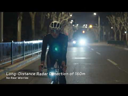 iGPSPORT SR Mini – Feu arrière vélo avec radar 160 m