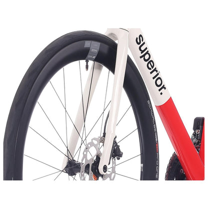 VÉLO DE ROUTE SUPERIOR RR 9.6 CARBON Gloss Red / White 2025
