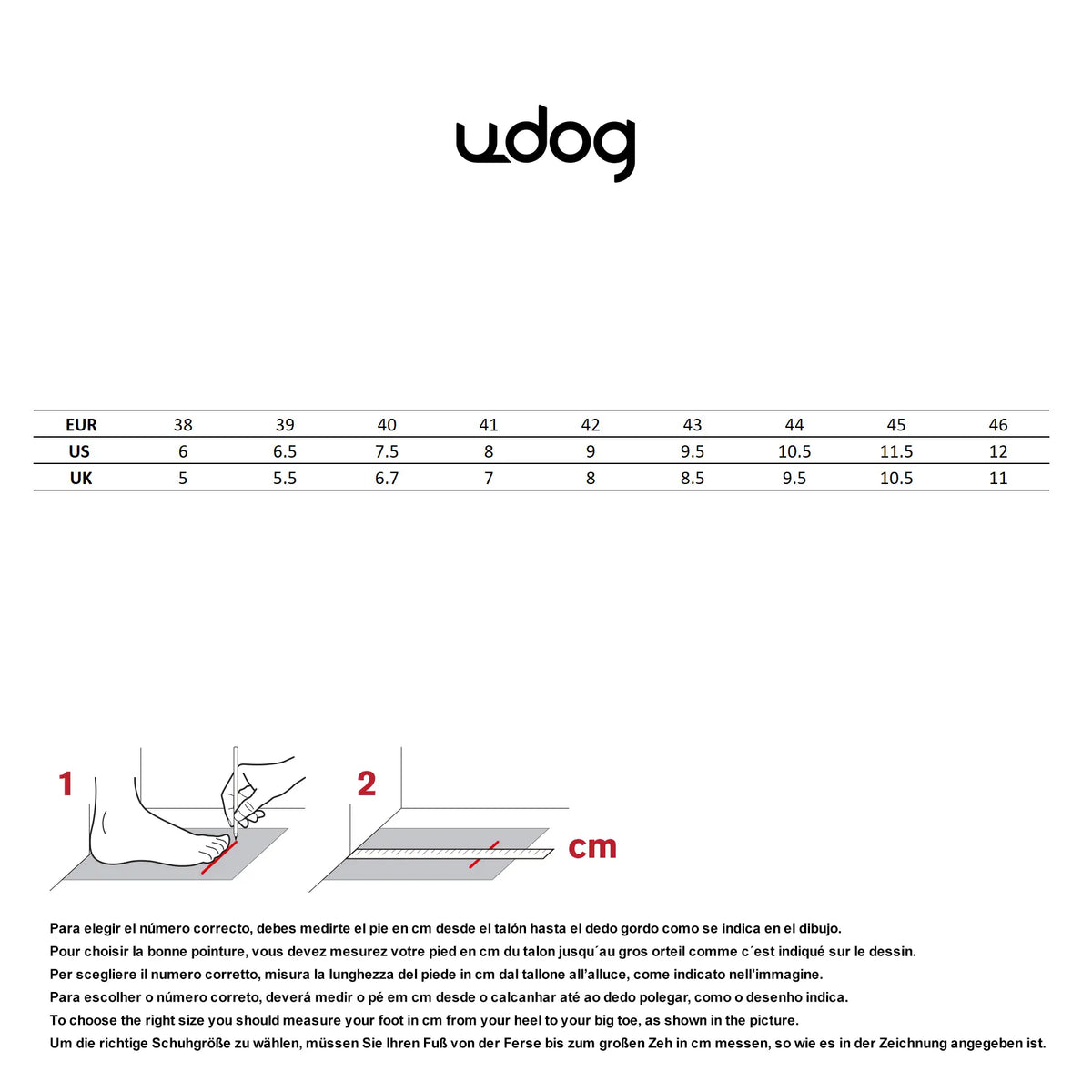 CHAUSSURES UDOG CENTO BLANC