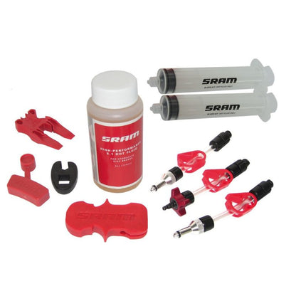 KIT DE PURGE DE FREIN À DISQUE SRAM A1+LIQUIDE DOT 5.1 POUR X0/ XX/ GUIDE/LEVEL/CODE/HYDROR/G2