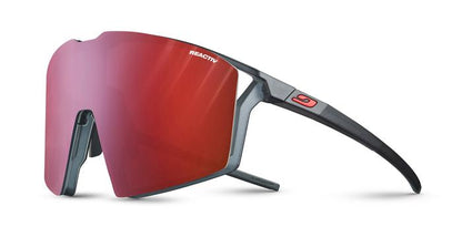 Lunettes vélo photochromiques Julbo Edge Noir Translucide / Orange    Réactiv 0-3